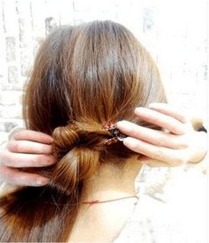 韩式瘦脸编发教程 简单编发教程