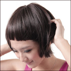 假发怎么带图解 假发的正确带法