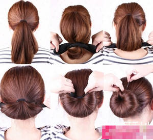 丸子头扎法步骤图解 如何扎出丸子头