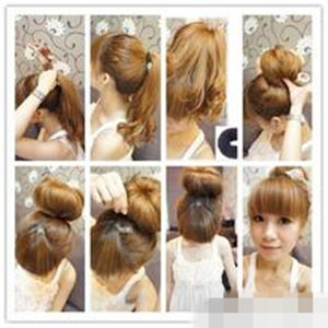 丸子头扎法步骤图解 如何扎出丸子头