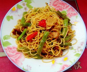 四季豆焖面