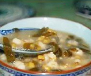 海带绿豆薏米糖水