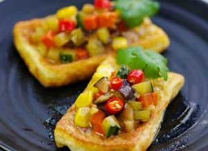 五彩豆腐的做法