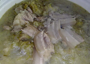 酸菜白肉的做法