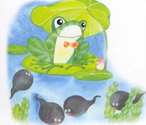 儿童睡前故事 小蝌蚪画画