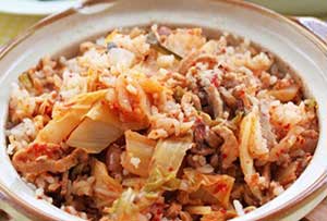 泡菜牛肉饭的做法