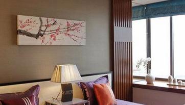 客厅简约中式风格设计效果图