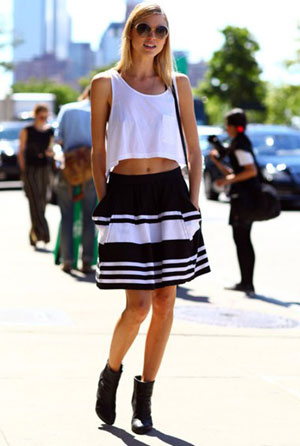 经典复古黑白配