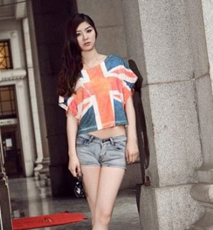 牛仔短裤搭配技巧 好身材秀出来