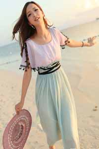 ǳ��ɫѩ�ĳ�ȹ����