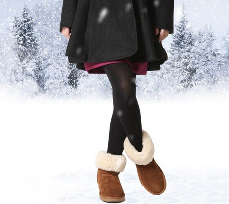 雪地靴搭配什么裤子