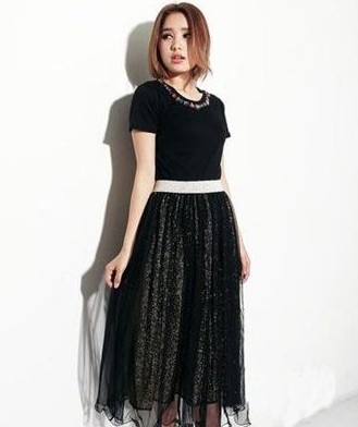 巧搭纱裙 跟小象腿说拜拜