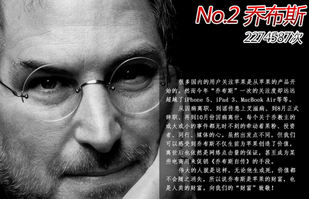 网络热词也包含乔布斯这一名人